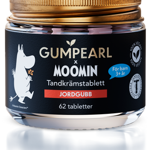 Gumpearl x Moomin, jordgubb tandkrämstablett