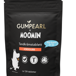 Gumpearl x Moomin, jordgubb tandkrämstablett refill
