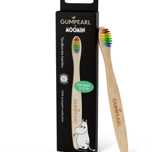 Gumpearl x Moomin tandborste bambu barn