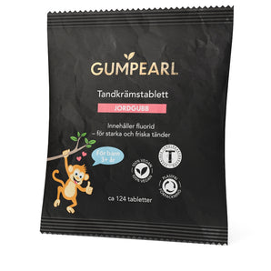 Gumpearl Tandkrämstablett Refill Barn 3+ - Jordgubb