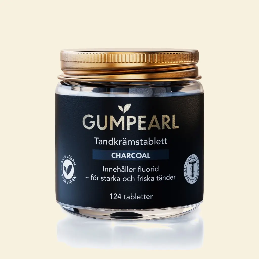 Gumpearl Tandkrämstablett Charcoal