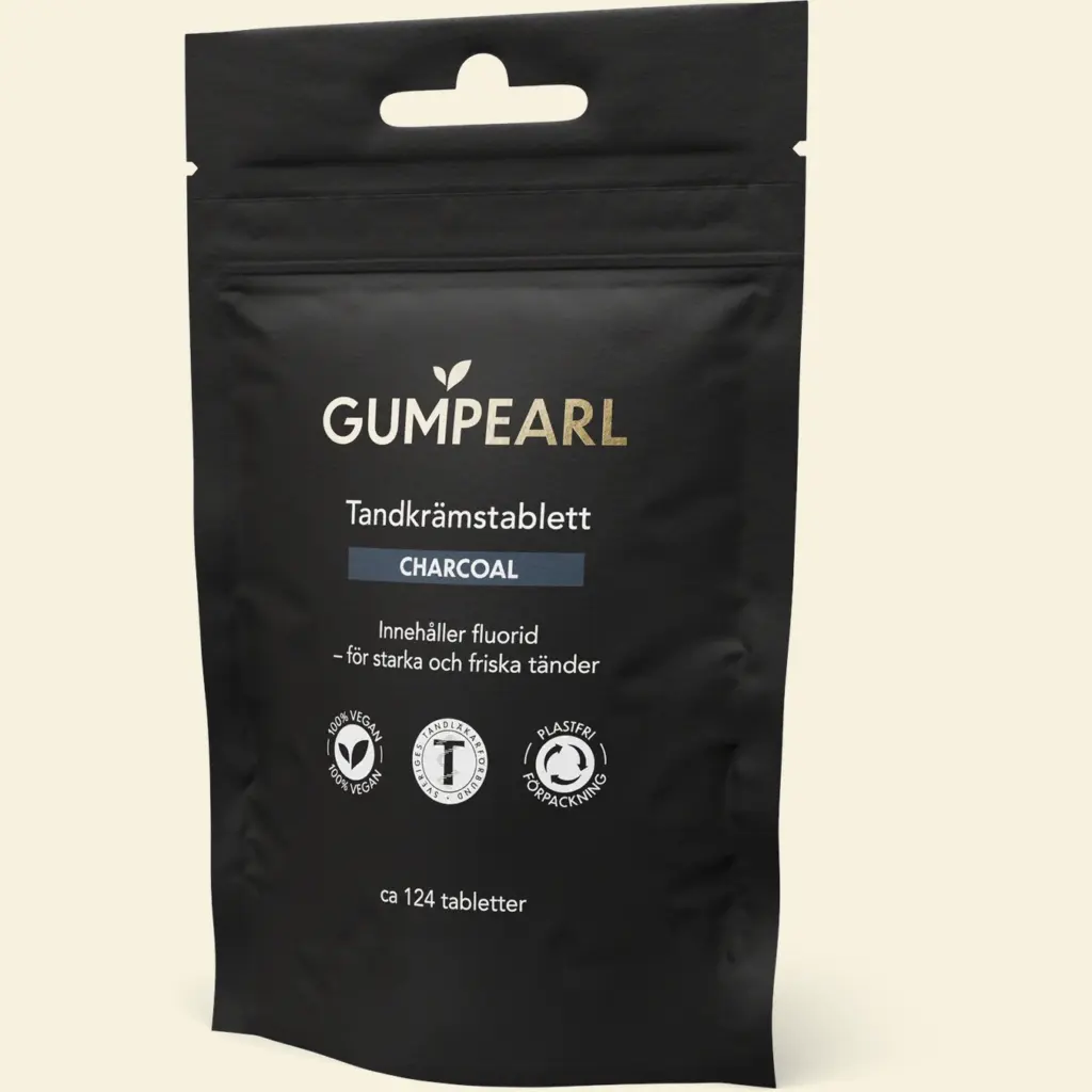 Gumpearl Tandkrämstablett Refill Charcoal