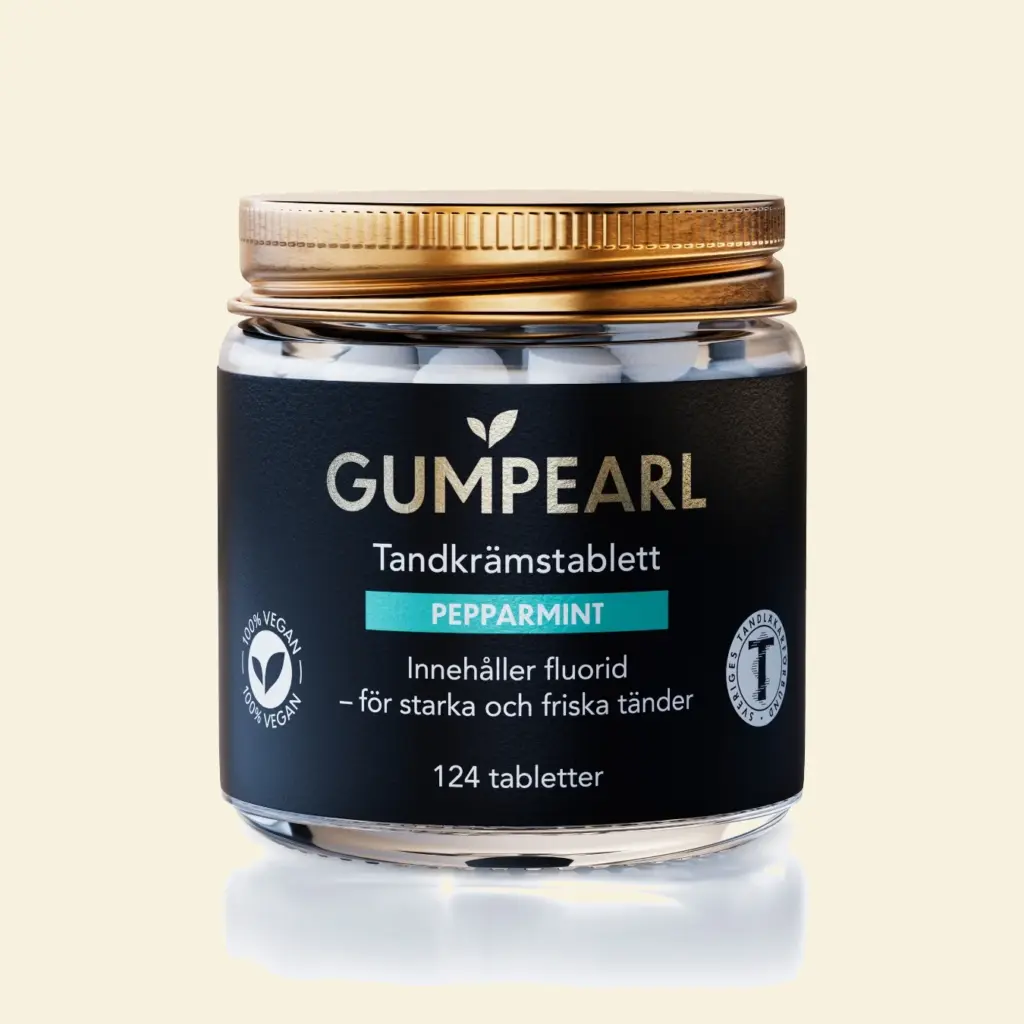 Gumpearl Tandkrämstablett Strong mint